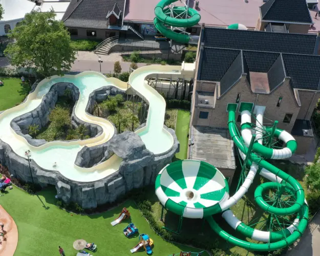 Overzichtsfoto glijbanen